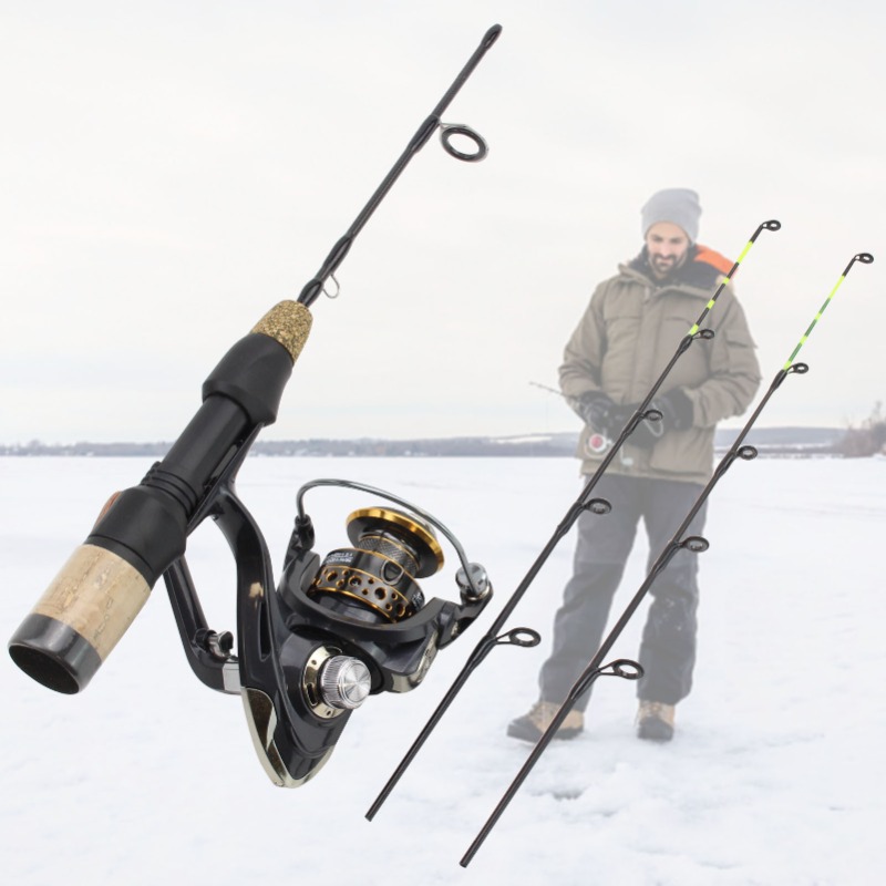 Ice Fishing Reel - 60 سنتيمتر 2 نصائح قضيب بكرة