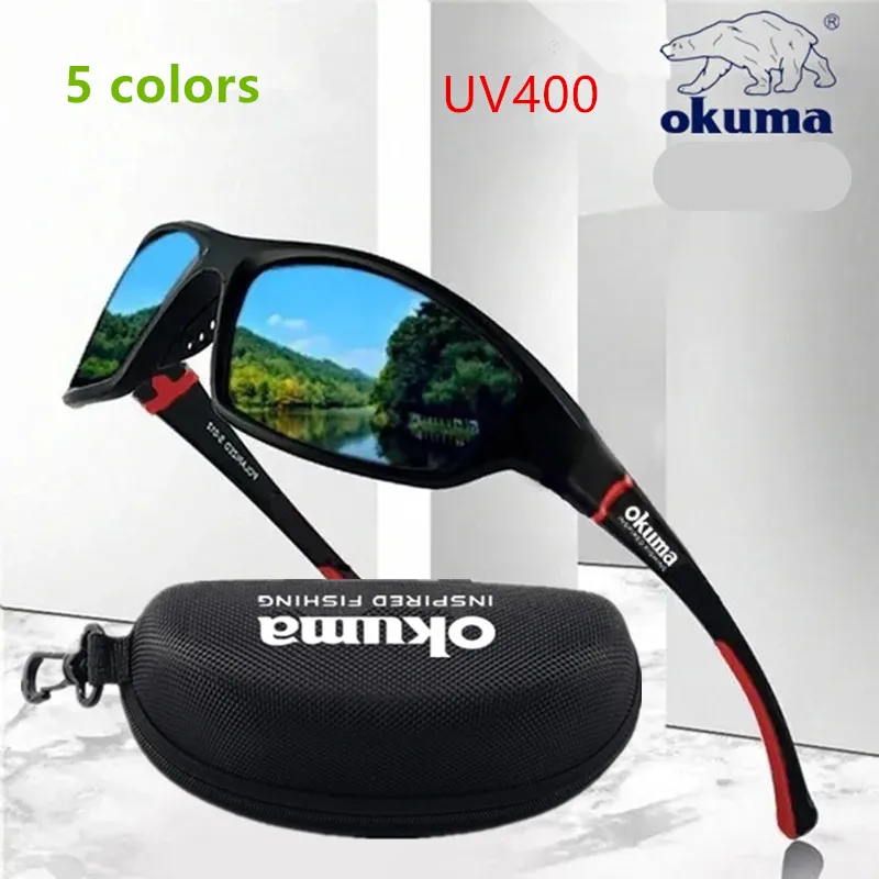 Surf Reel - Okuma UV400 الصيد النظارات الشمسية الرجال