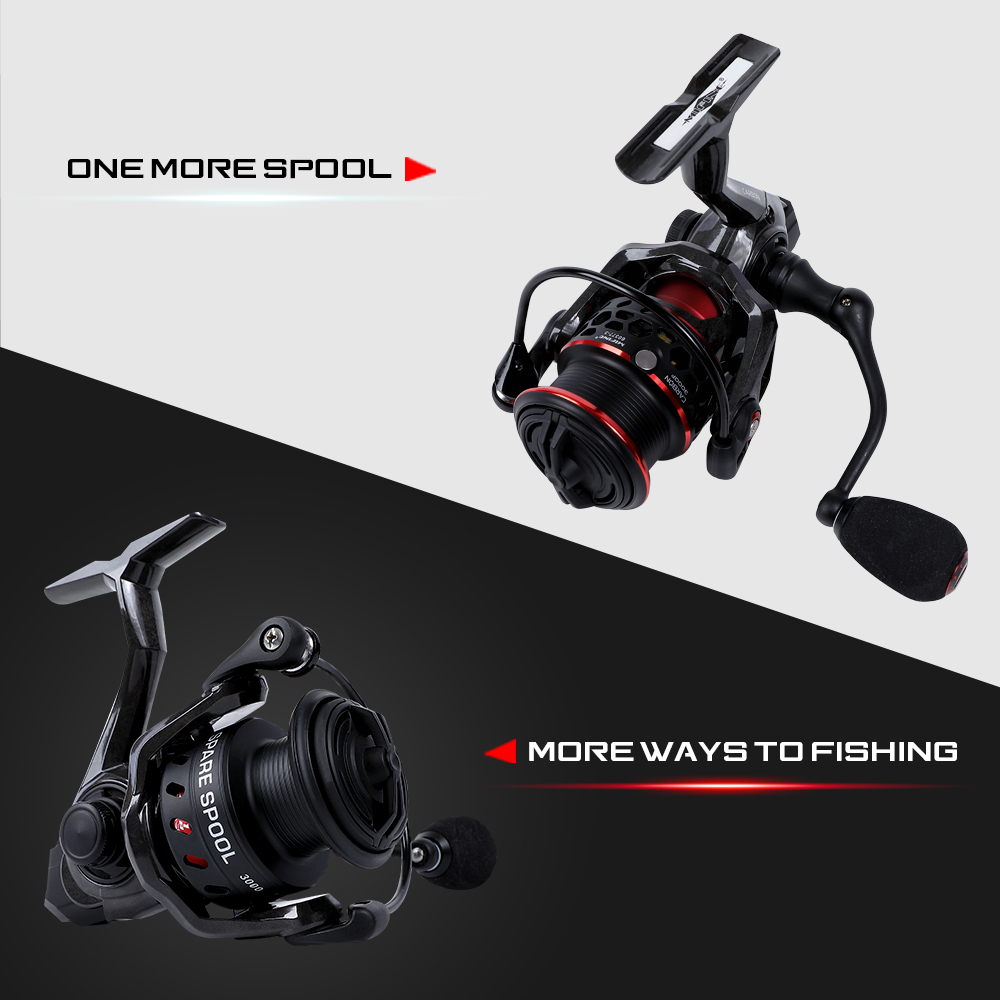 بكرات غزل ألياف الكربون خفيفة  - مراجعة Reel Spare Spool وسعره