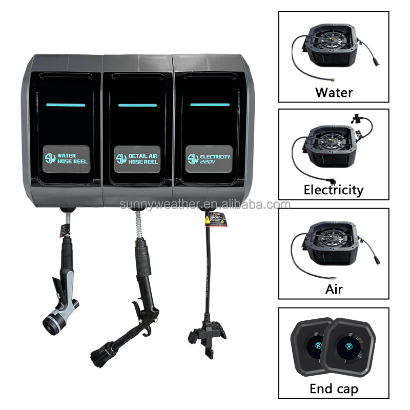 خرطوم مياه وكهرباء وهواء قابل  - مراجعة Electric Reel وسعره