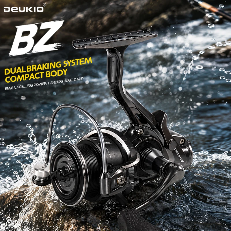DEUKIO بكرة صيد دوارة صغيرة بت - مراجعة Ice Fishing Reel وسعره